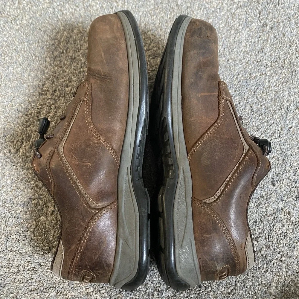 Red Wing Safety Toe Work Shoes Sz 8.5 E2 41.5 Brown Leather Slip Resistant 6708